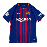 Barcelona - Home Shirt - 2017/18 - Size M - 7/10