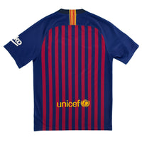 2018-19 Barcelona Thuis Shirt - 8/10 - (S) - Oldschool Voetbalshirts
