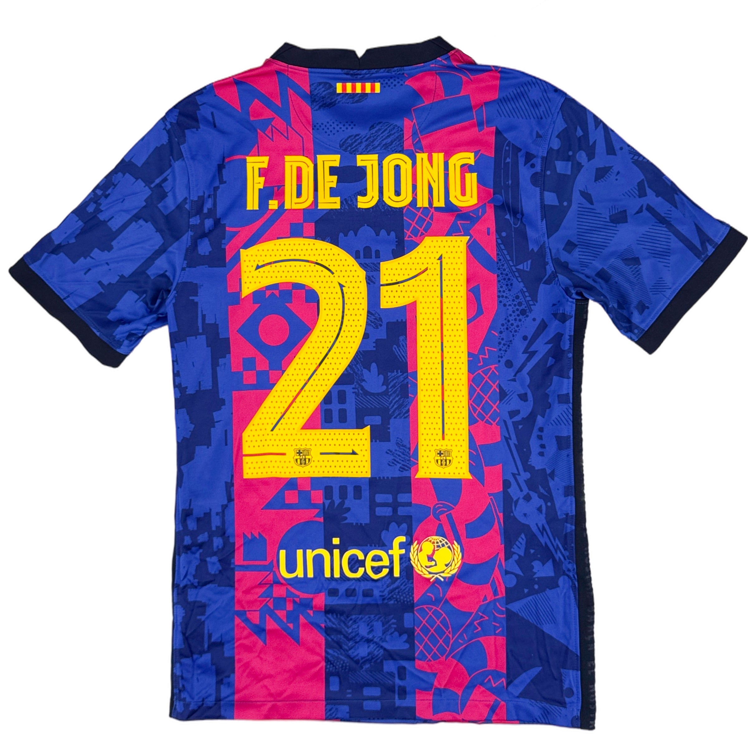Frenkie de Jong - Barcelona - Third Shirt - 2021-22 - Size S