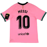2020-21 Barcelona Derde Shirt Messi - Oldschool Voetbalshirts