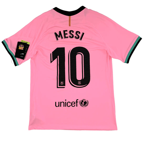 2020-21 Barcelona Derde Shirt Messi - Oldschool Voetbalshirts