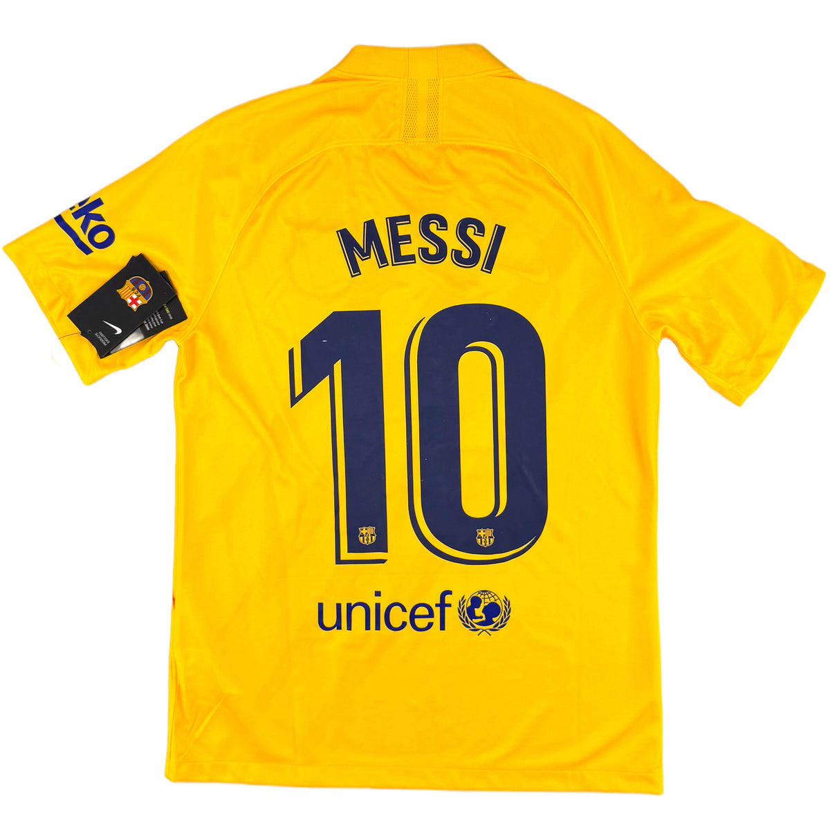 2019-20 Barcelona Vierde Shirt Messi - Oldschool Voetbalshirts