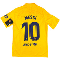 2019-20 Barcelona Vierde Shirt Messi - Oldschool Voetbalshirts