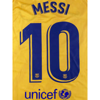 2019-20 Barcelona Vierde Shirt Messi - Oldschool Voetbalshirts