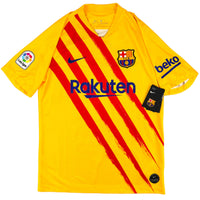 2019-20 Barcelona Vierde Shirt Messi - Oldschool Voetbalshirts