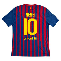 Barcelona - Home Shirt - MESSI #10 - 2011/12 - Size L - 9/10