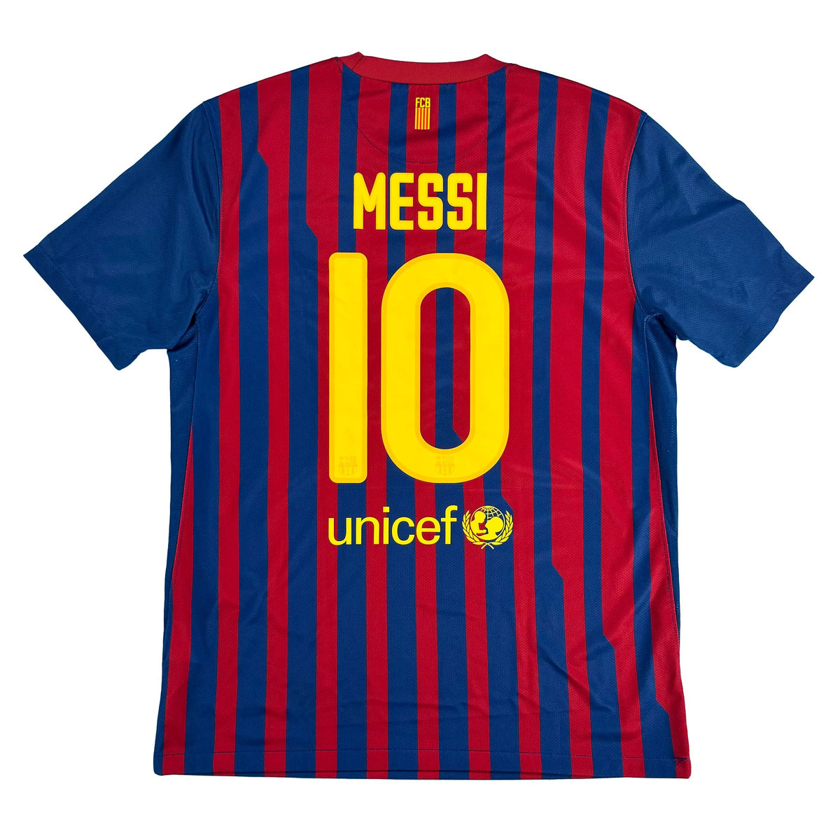 2011-12 Barcelona Thuis Shirt Messi #10 - 10/10 - (M)