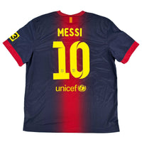 Barcelona - Home Shirt - MESSI #10 - 2012/13 - Size XL - 8/10