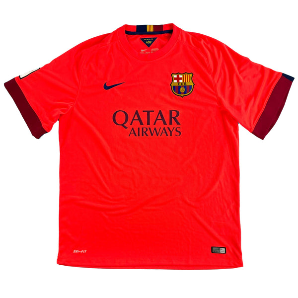 2014-15 Barcelona Uit Shirt Neymar Jr #11 - 10/10 - (M) - Oldschool Voetbalshirts