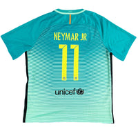 Barcelona - Third Shirt - NEYMAR JR #11 - 2016/17 - Size XL - 8/10