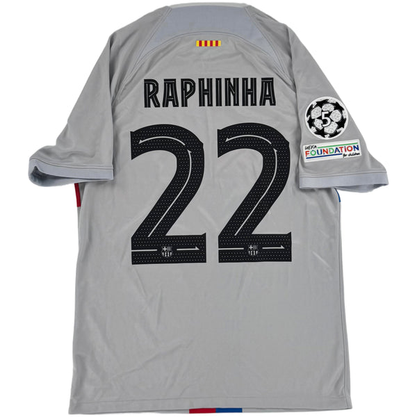 2022-23 Barcelona Derde Shirt Raphinha - 8/10 - (M) - Oldschool Voetbalshirts