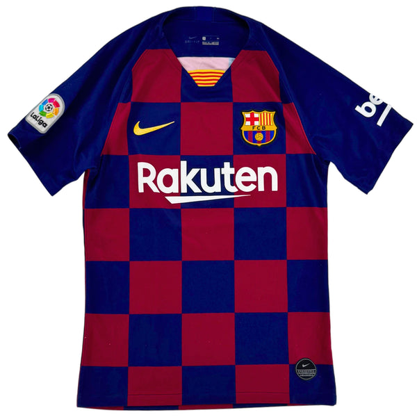2019-20 Barcelona Thuis Shirt Messi - 8/10 - (S) - Oldschool Voetbalshirts