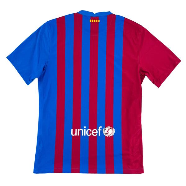 2021-22 Barcelona Thuis Shirt - 9/10 - (M) - Oldschool Voetbalshirts