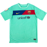 2010-11 Barcelona Uit Shirt - 7/10 - (158-170 XL) - Oldschool Voetbalshirts
