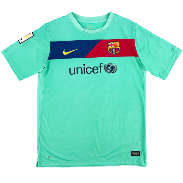 2010-11 Barcelona Uit Shirt - 7/10 - (158-170 XL) - Oldschool Voetbalshirts