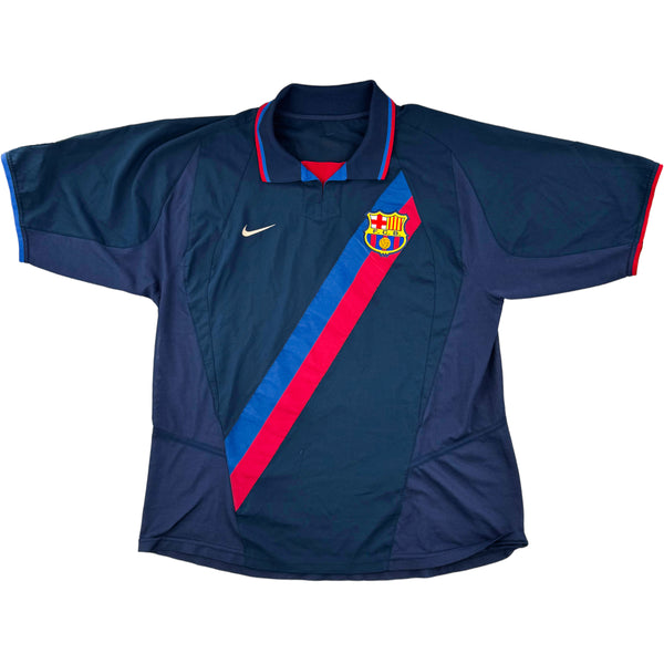 2002-04 Barcelona Uit Shirt Ronaldinho - Oldschool Voetbalshirts