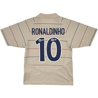 2003-05 Barcelona Uit Shirt Ronaldinho - Oldschool Voetbalshirts