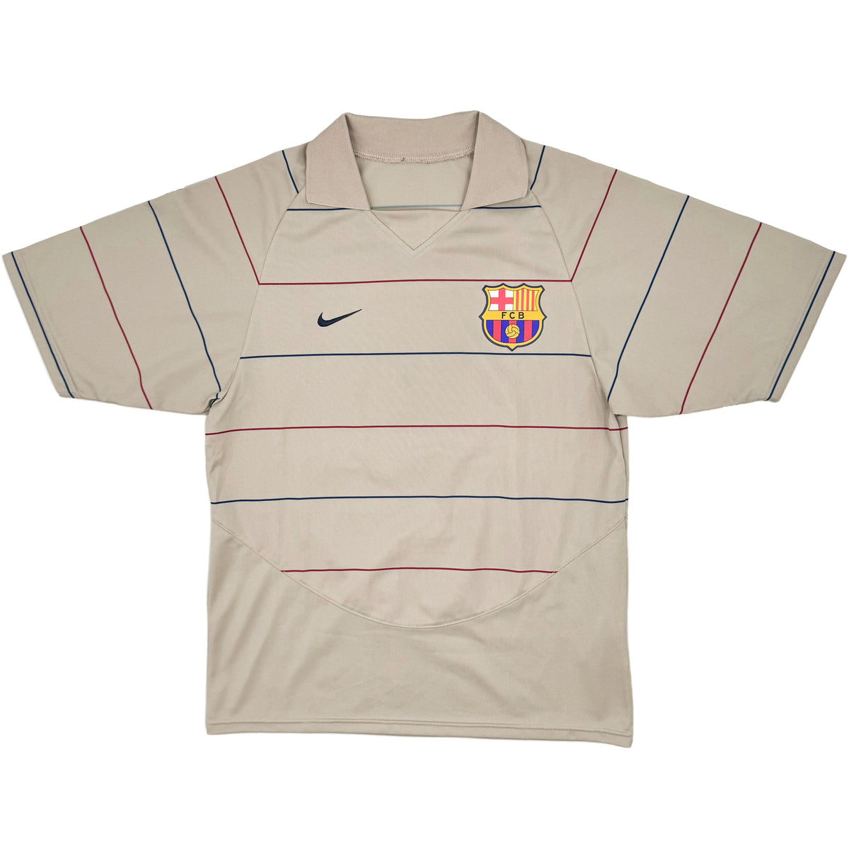 2003-05 Barcelona Uit Shirt Ronaldinho - Oldschool Voetbalshirts