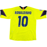 2005-06 Barcelona Uit Shirt Ronaldinho - Oldschool Voetbalshirts