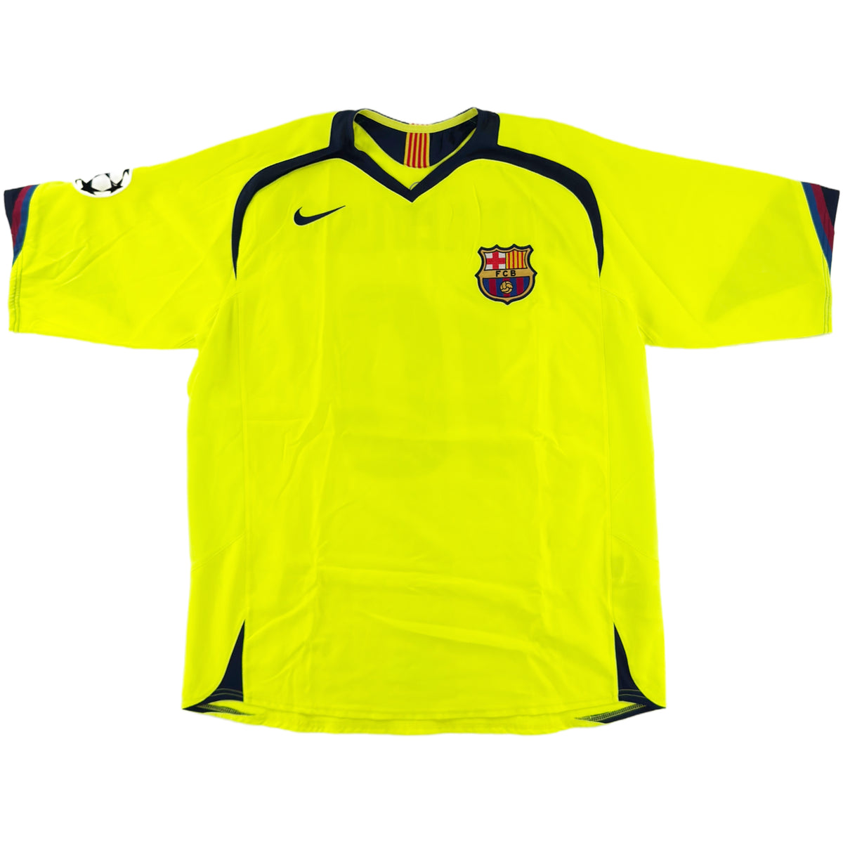 2005-06 Barcelona Uit Shirt Ronaldinho - Oldschool Voetbalshirts