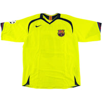 2005-06 Barcelona Uit Shirt Ronaldinho - Oldschool Voetbalshirts