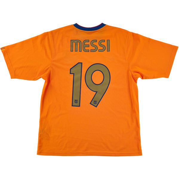 2006-08 Barcelona Uit Shirt Messi - Oldschool Voetbalshirts