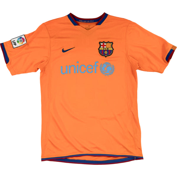 2006-08 Barcelona Uit Shirt Ronaldinho - Oldschool Voetbalshirts