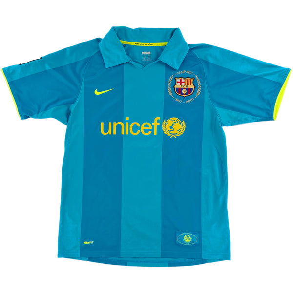 2007-08 Barcelona Uit Shirt Ronaldinho - Oldschool Voetbalshirts