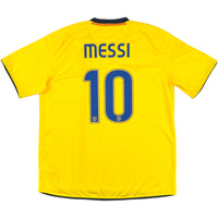 2008-10 Barcelona Uit Shirt Messi - Oldschool Voetbalshirts