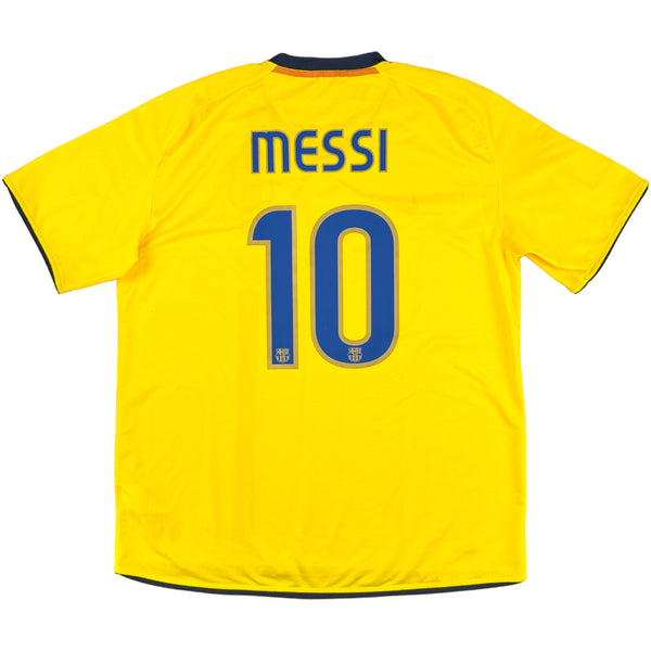 2008-10 Barcelona Uit Shirt Messi - Oldschool Voetbalshirts
