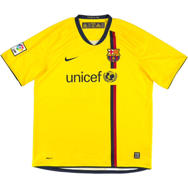 2008-10 Barcelona Uit Shirt Messi - Oldschool Voetbalshirts