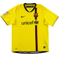 2008-09 Barcelona Uit Shirt - 9/10 - (L)