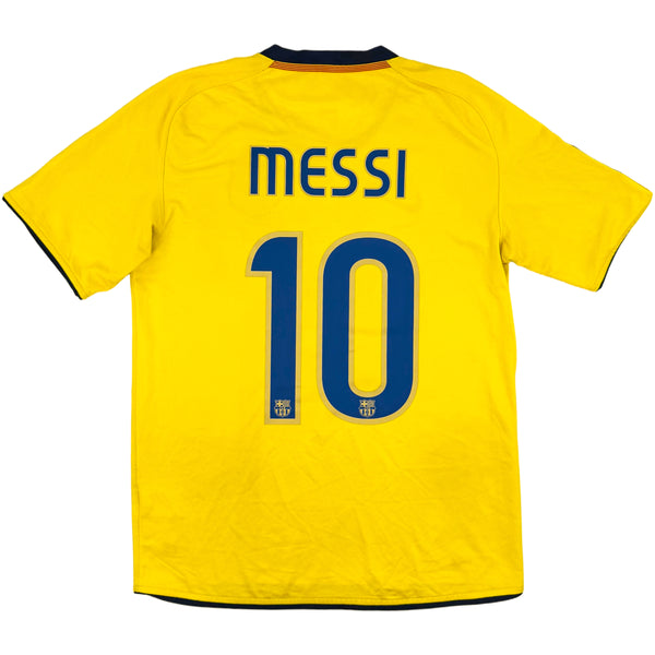 2008-10 Barcelona Uit Shirt Messi - Oldschool Voetbalshirts