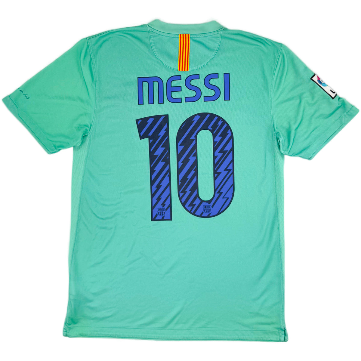 2010-11 Barcelona Uit Shirt Messi - Oldschool Voetbalshirts