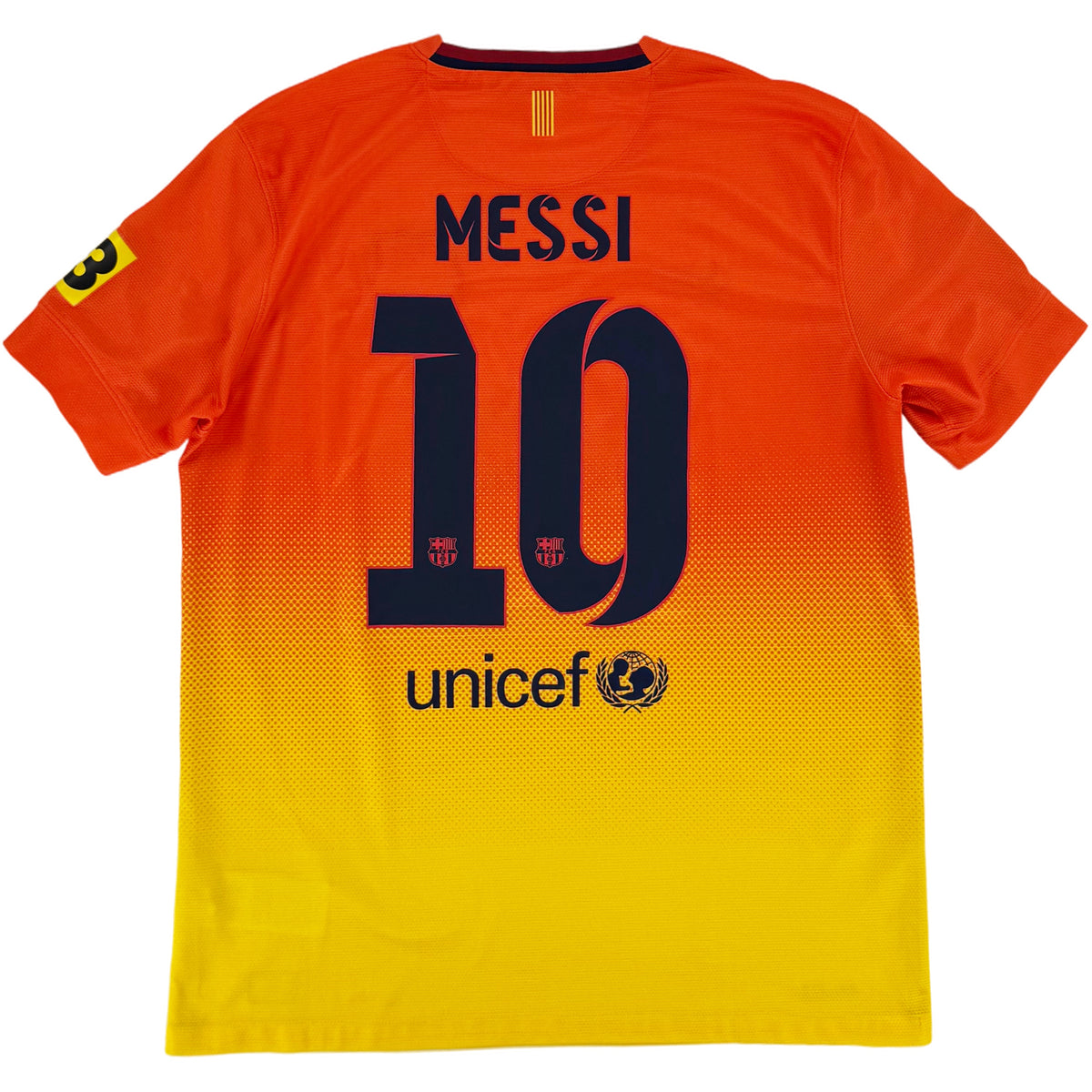 2012-13 Barcelona Uit Shirt Messi #10 - 10/10 - (L) - Oldschool Voetbalshirts