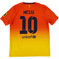 2012-13 Barcelona Uit Shirt Messi #10 - 10/10 - (L) - Oldschool Voetbalshirts