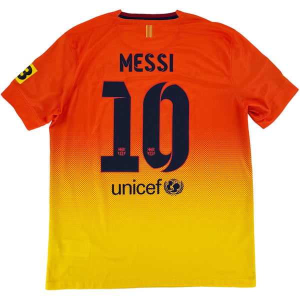 2012-13 Barcelona Uit Shirt Messi #10 - 10/10 - (L) - Oldschool Voetbalshirts