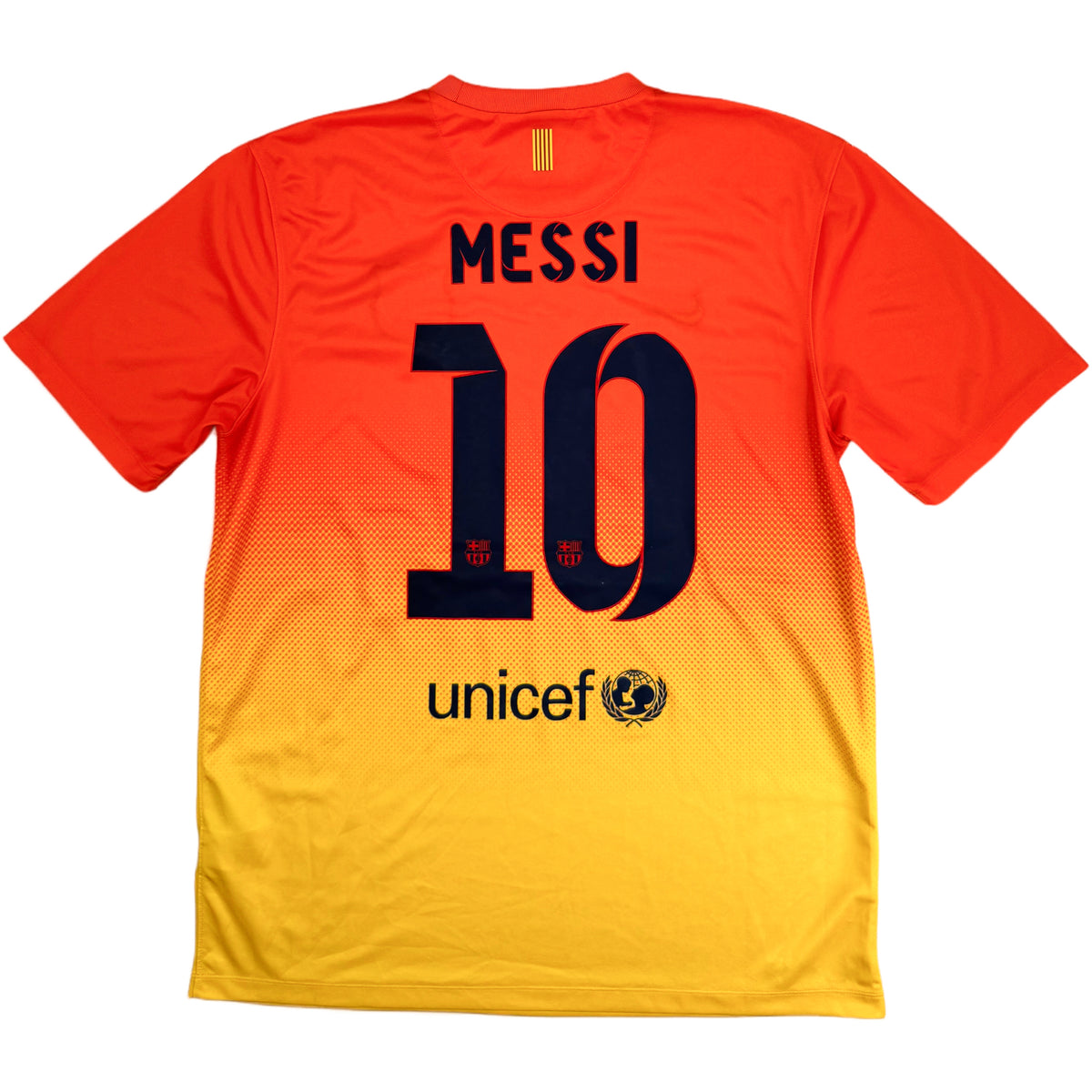 2012-13 Barcelona Uit Shirt Messi - Oldschool Voetbalshirts