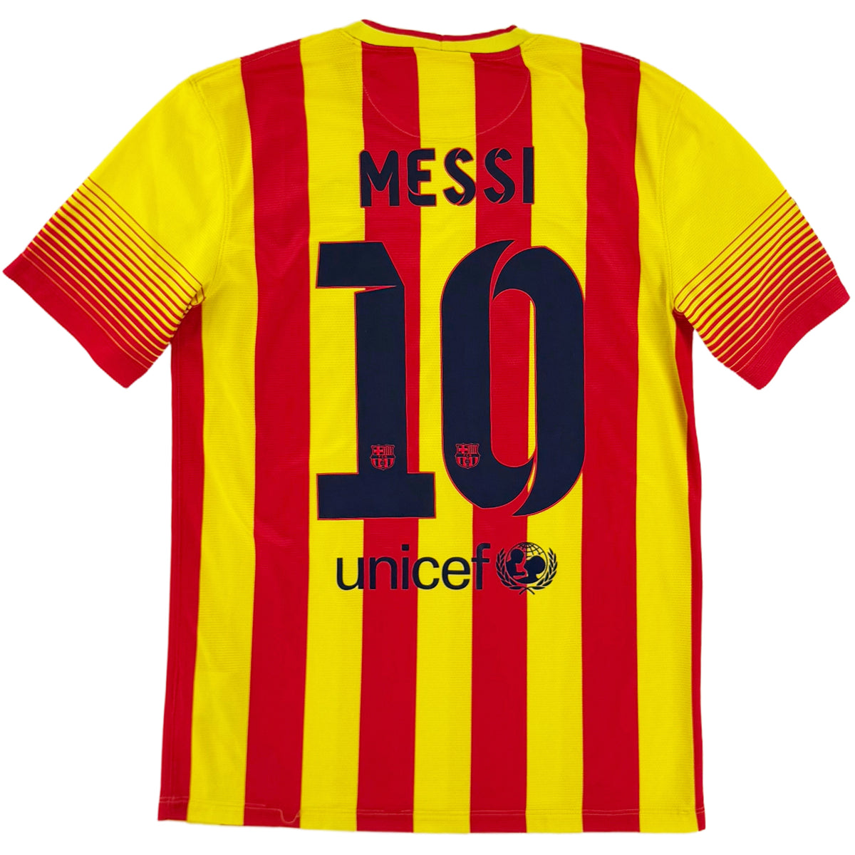 2013-14 Barcelona Uit Shirt Messi - Oldschool Voetbalshirts