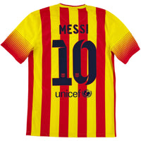 2013-14 Barcelona Uit Shirt Messi - Oldschool Voetbalshirts