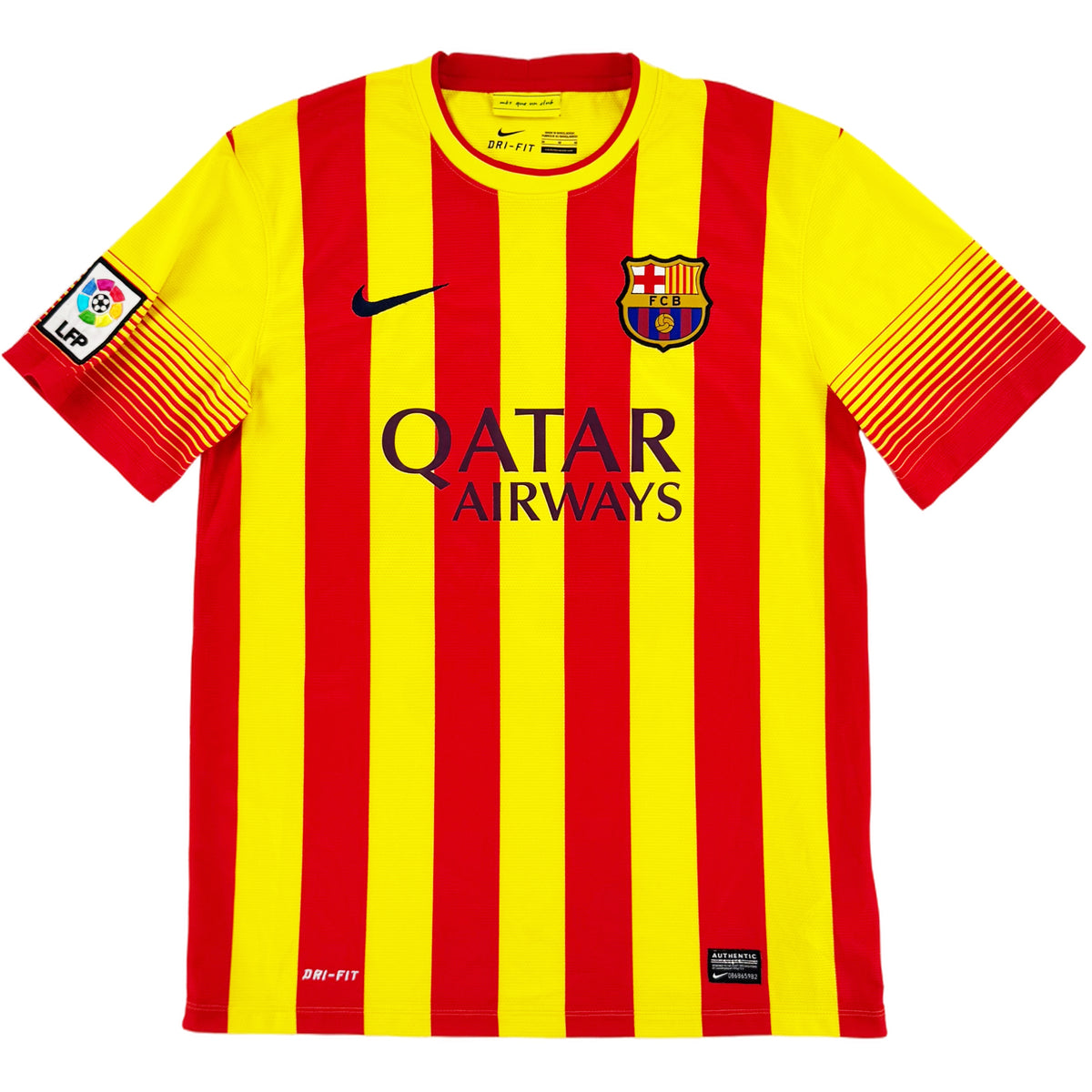 2013-14 Barcelona Uit Shirt Messi - 9/10 - (M) - Oldschool Voetbalshirts