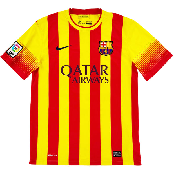 2013-14 Barcelona Uit Shirt Messi - 9/10 - (M) - Oldschool Voetbalshirts