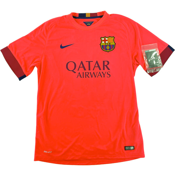 2014-15 Barcelona Uit Shirt Messi - Oldschool Voetbalshirts