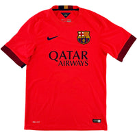 2014-15 Barcelona Uit Shirt Iniesta - Oldschool Voetbalshirts