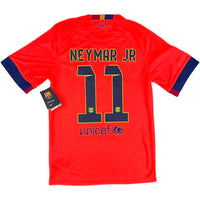 2014-15 Barcelona Uit Shirt Neymar - Oldschool Voetbalshirts