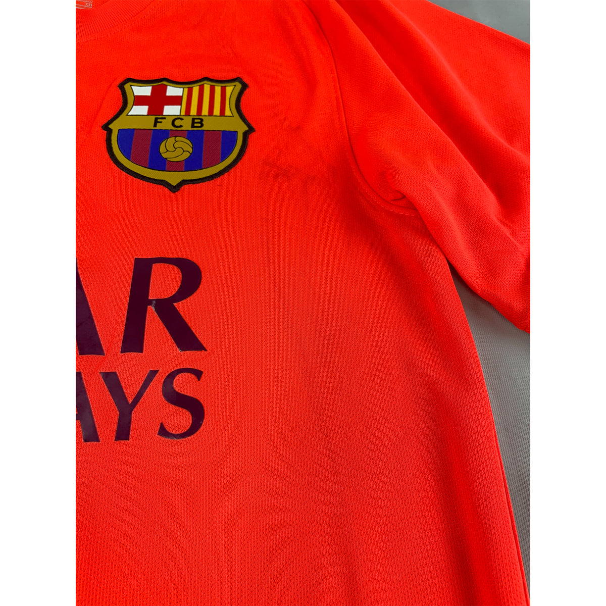 2014-15 Barcelona Uit Shirt Neymar - Oldschool Voetbalshirts