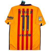 2015-16 Barcelona Uit Shirt Neymar - Oldschool Voetbalshirts