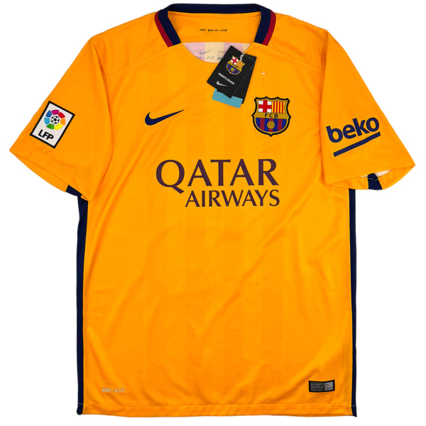 2015-16 Barcelona Uit Shirt Neymar - Oldschool Voetbalshirts