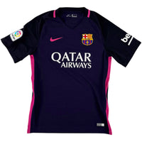 2016-17 Barcelona Uit Shirt Messi - Oldschool Voetbalshirts