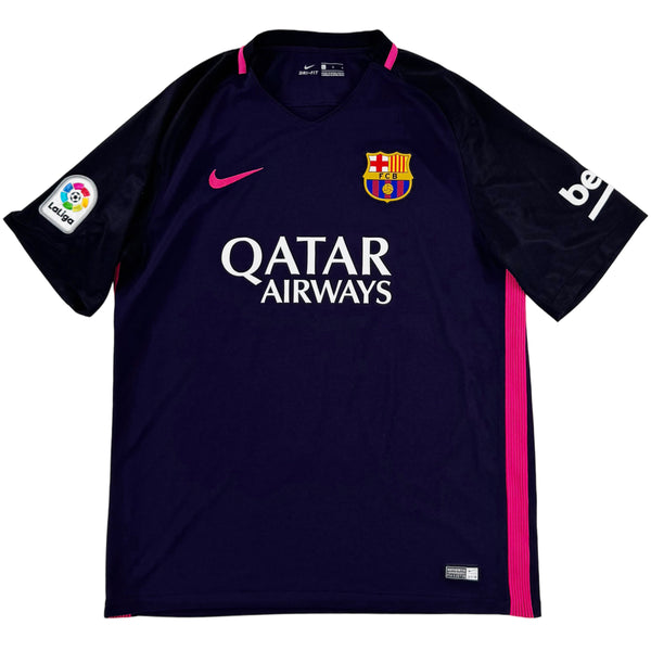 2016-17 Barcelona Uit Shirt Neymar - Oldschool Voetbalshirts